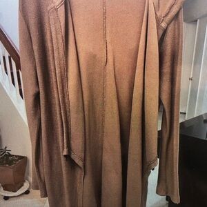 Men's Brown Cardigan Sweater